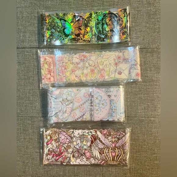 Waterproof PET Tape cute, lovely,Flower, journal sticker, Notebook, hand account - Picture 5 of 7